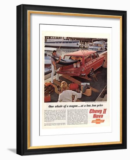GM Chevrolet Whale of a Wagon-null-Framed Art Print