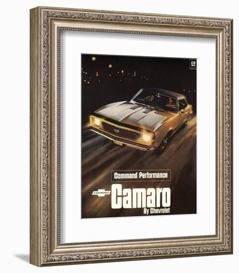 GM Chevy Comaro Performance-null-Framed Art Print