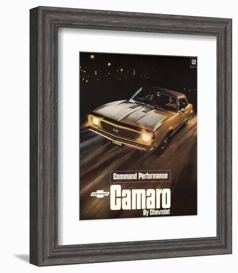 GM Chevy Comaro Performance-null-Framed Art Print
