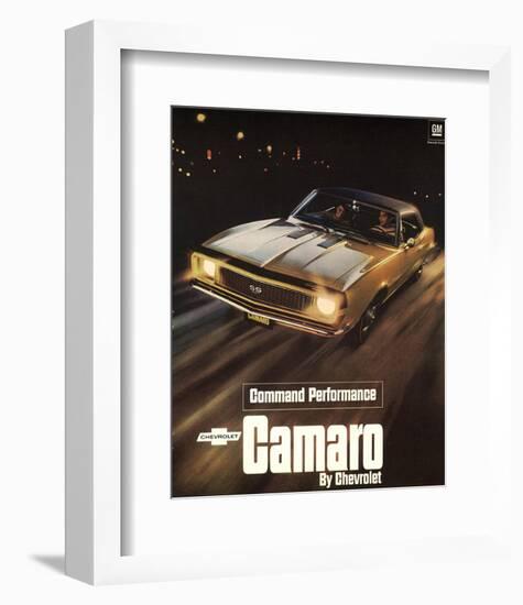 GM Chevy Comaro Performance-null-Framed Art Print