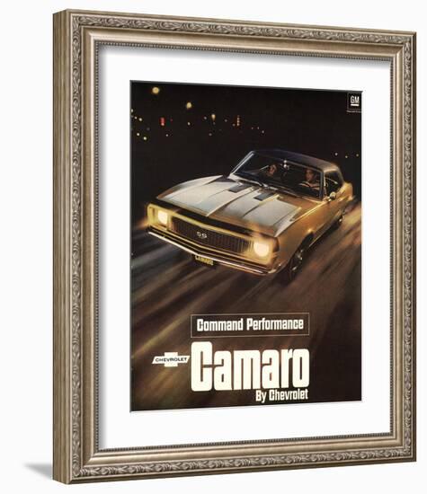 GM Chevy Comaro Performance-null-Framed Art Print