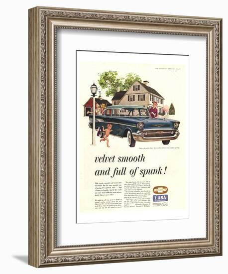 GM Chevy - Full of Spunk-null-Framed Art Print