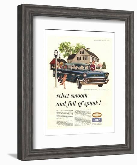 GM Chevy - Full of Spunk-null-Framed Art Print