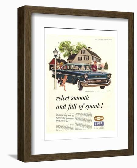 GM Chevy - Full of Spunk-null-Framed Art Print