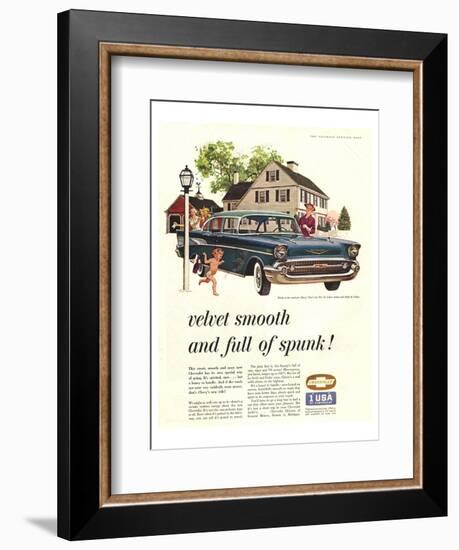 GM Chevy - Full of Spunk-null-Framed Art Print