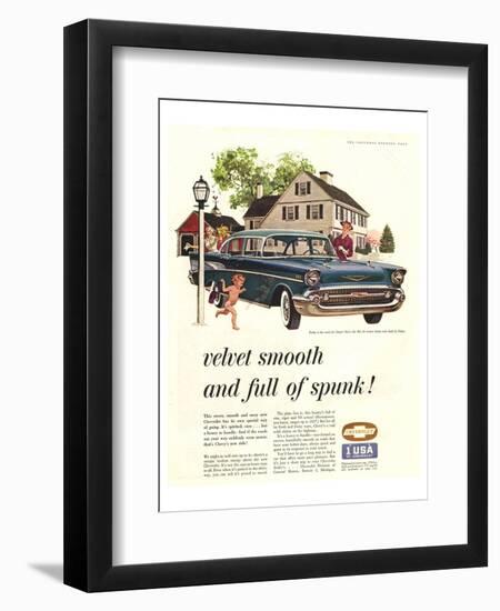 GM Chevy - Full of Spunk-null-Framed Art Print