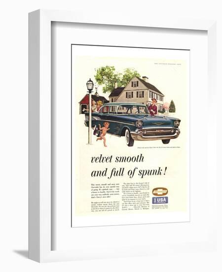 GM Chevy - Full of Spunk-null-Framed Art Print