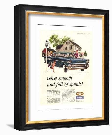 GM Chevy - Full of Spunk-null-Framed Art Print