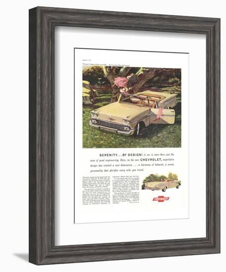 GM Chevy Serenity By Design-null-Framed Art Print