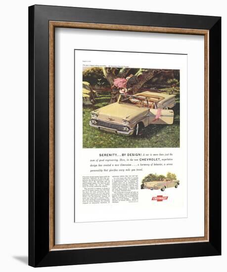 GM Chevy Serenity By Design-null-Framed Art Print