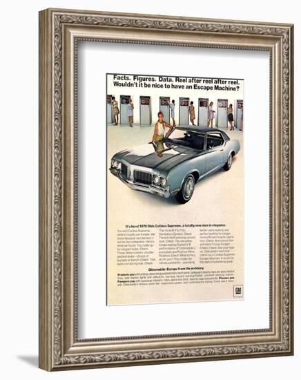 GM Oldsmobile - Escape Machine-null-Framed Art Print