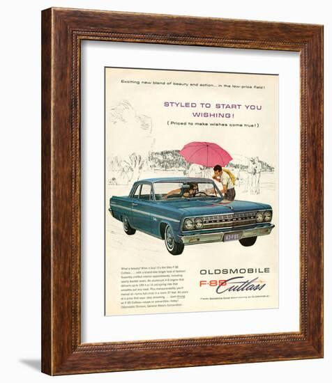 GM Oldsmobile - F-85 Cutlass-null-Framed Art Print