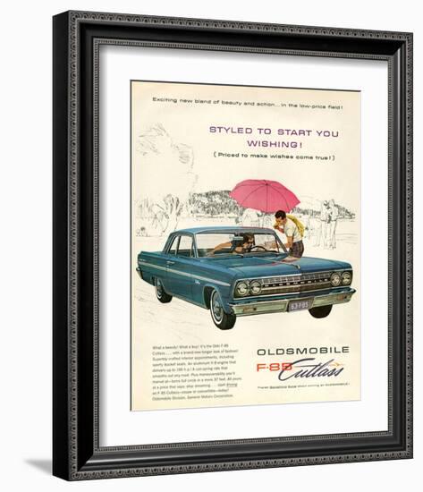 GM Oldsmobile - F-85 Cutlass-null-Framed Art Print