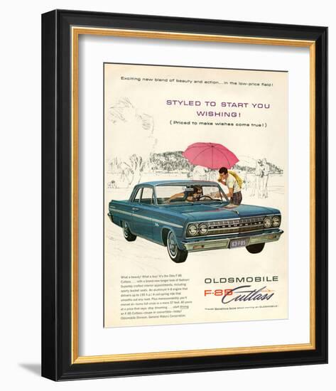 GM Oldsmobile - F-85 Cutlass-null-Framed Art Print