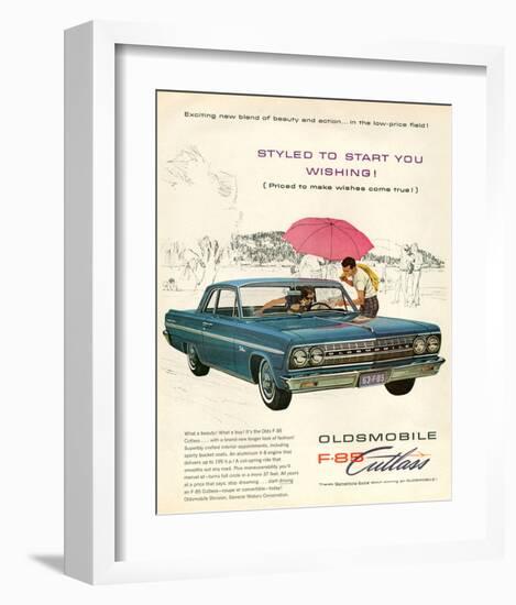 GM Oldsmobile - F-85 Cutlass-null-Framed Art Print