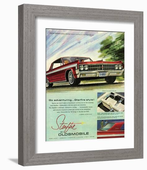 GM Oldsmobile - Go Adventuring-null-Framed Art Print