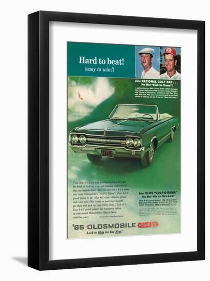 GM Oldsmobile - Hard to Beat-null-Framed Art Print
