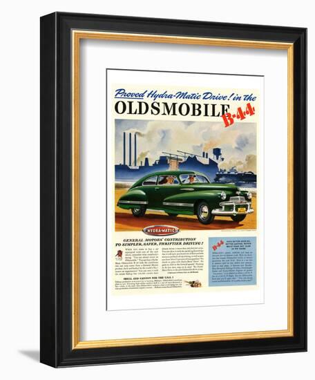 GM Oldsmobile-Hydramatic Drive-null-Framed Premium Giclee Print