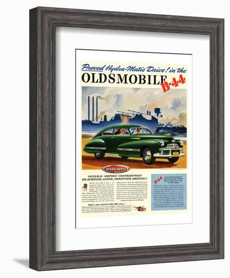 GM Oldsmobile-Hydramatic Drive-null-Framed Art Print