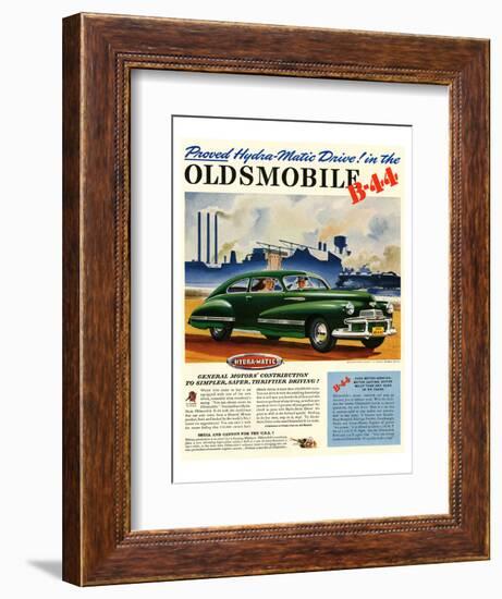 GM Oldsmobile-Hydramatic Drive-null-Framed Art Print