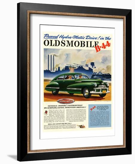 GM Oldsmobile-Hydramatic Drive-null-Framed Art Print