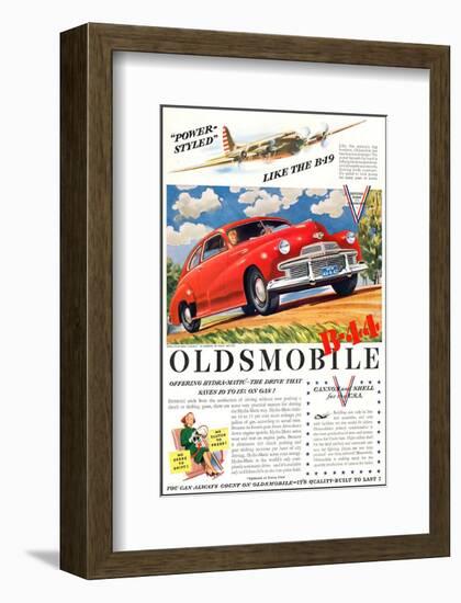 GM Oldsmobile - Like the B-19-null-Framed Art Print