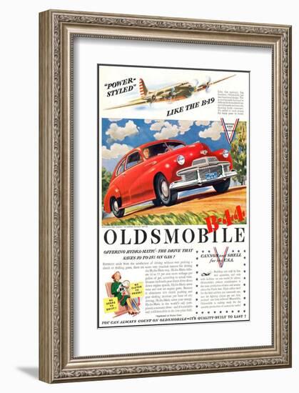 GM Oldsmobile - Like the B-19-null-Framed Art Print