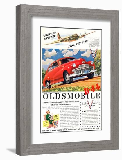 GM Oldsmobile - Like the B-19-null-Framed Art Print