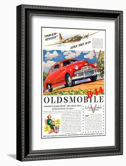 GM Oldsmobile - Like the B-19-null-Framed Art Print