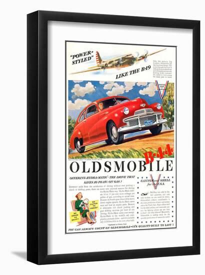 GM Oldsmobile - Like the B-19-null-Framed Art Print