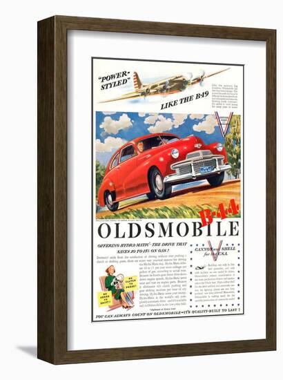 GM Oldsmobile - Like the B-19-null-Framed Art Print