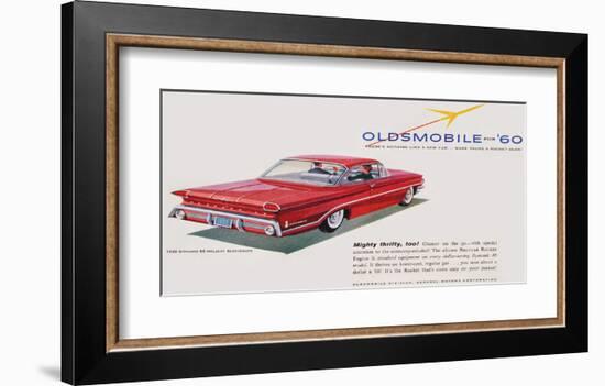 GM Oldsmobile - Mighty Thrifty-null-Framed Art Print
