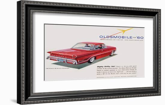 GM Oldsmobile - Mighty Thrifty-null-Framed Art Print