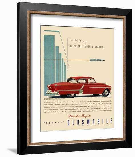 GM Oldsmobile - Modern Classic-null-Framed Art Print