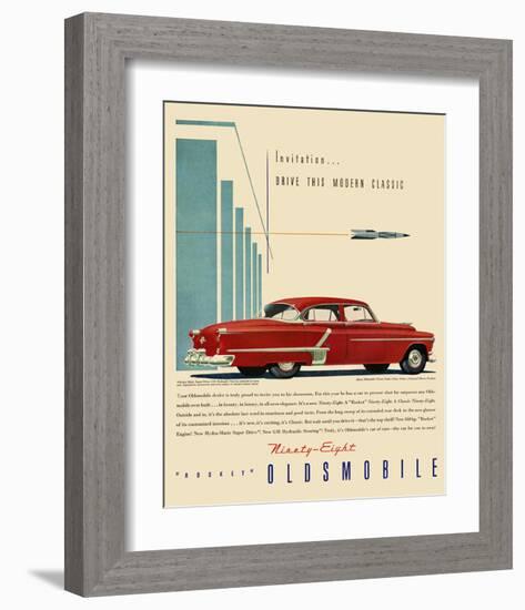 GM Oldsmobile - Modern Classic-null-Framed Art Print