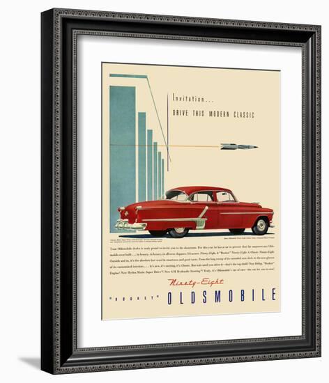 GM Oldsmobile - Modern Classic-null-Framed Art Print