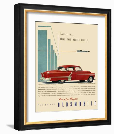 GM Oldsmobile - Modern Classic-null-Framed Art Print