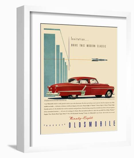 GM Oldsmobile - Modern Classic-null-Framed Art Print