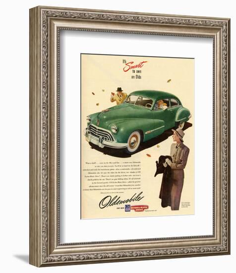 GM Oldsmobile - Own An Olds-null-Framed Art Print