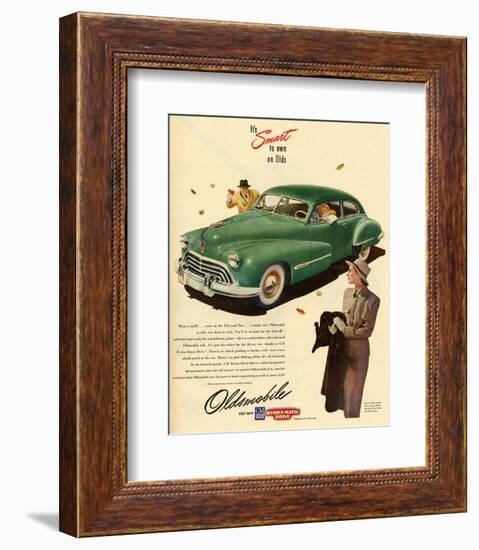 GM Oldsmobile - Own An Olds-null-Framed Art Print