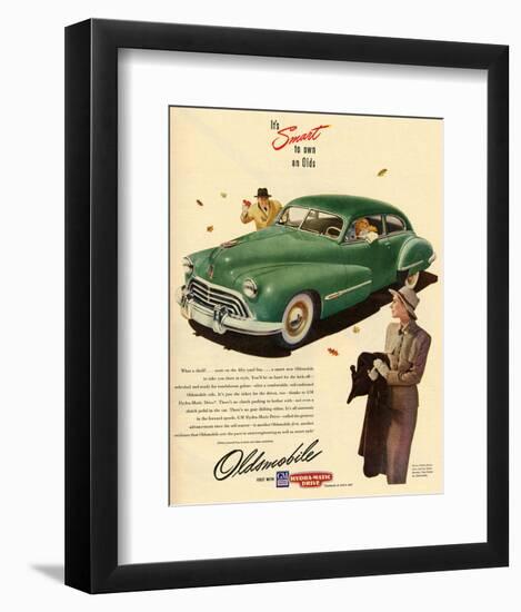 GM Oldsmobile - Own An Olds-null-Framed Art Print