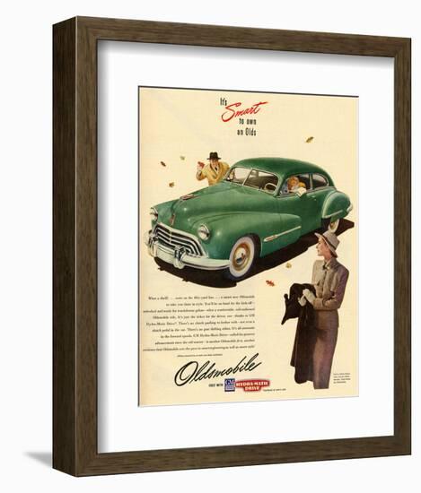 GM Oldsmobile - Own An Olds-null-Framed Art Print