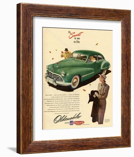 GM Oldsmobile - Own An Olds-null-Framed Art Print