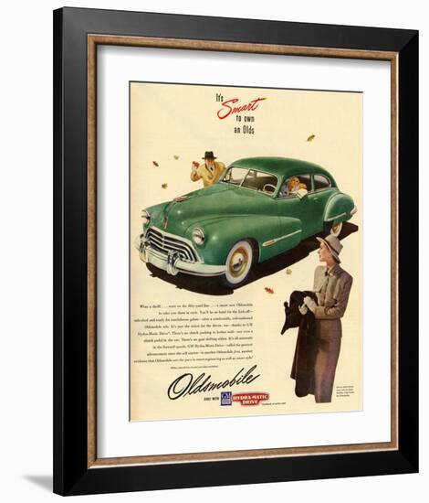 GM Oldsmobile - Own An Olds-null-Framed Art Print