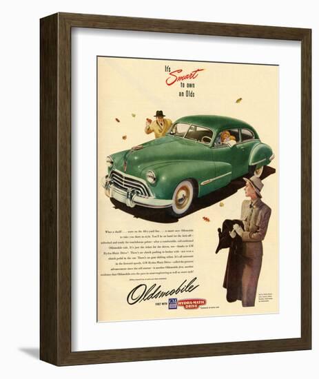 GM Oldsmobile - Own An Olds-null-Framed Art Print