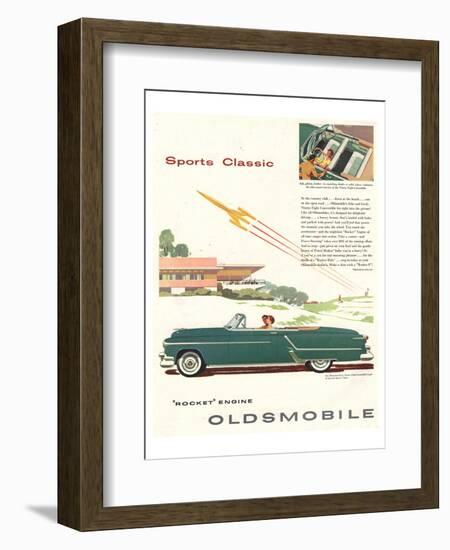 GM Oldsmobile - Sports Classic-null-Framed Art Print