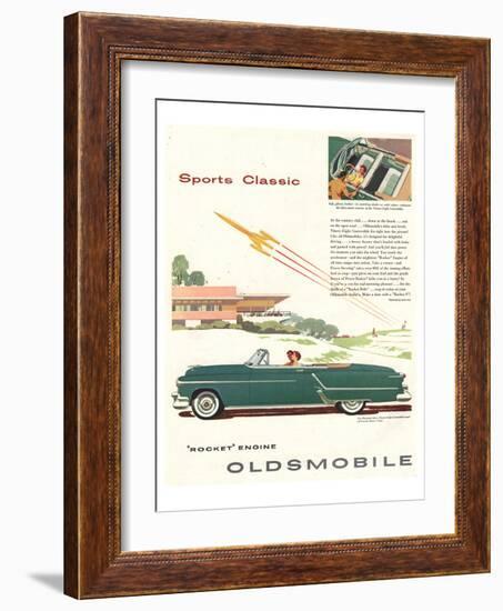 GM Oldsmobile - Sports Classic-null-Framed Art Print