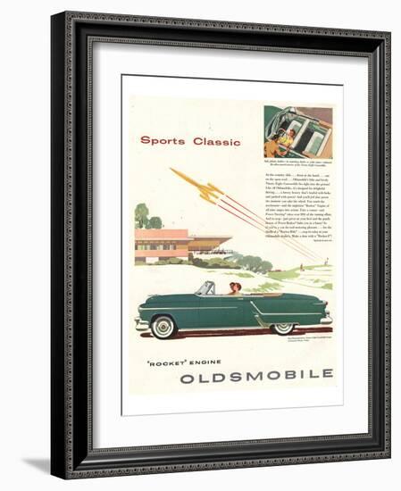 GM Oldsmobile - Sports Classic-null-Framed Art Print