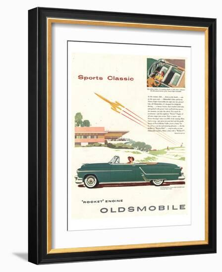 GM Oldsmobile - Sports Classic-null-Framed Art Print