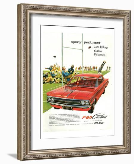 GM Oldsmobile-Sporty Performer-null-Framed Art Print